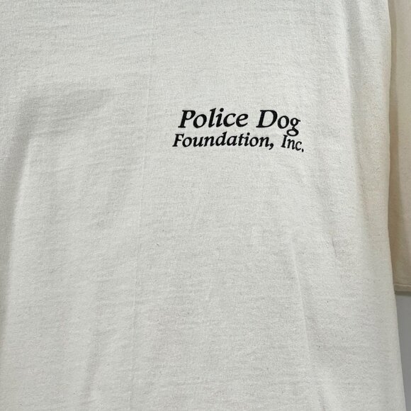 Police dog Fruit Of The Loom Lofteez Women's Cotton Crew Neck Short Sleeve T-Shi - Picture 2 of 9